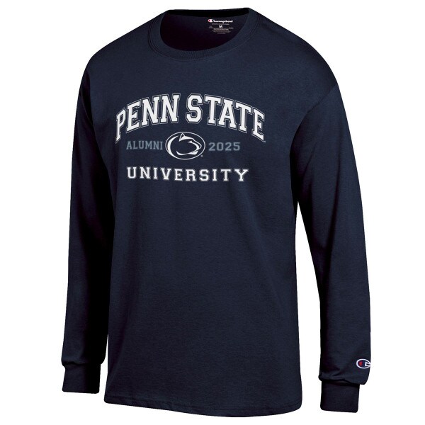 navy long sleeve t-shirt Penn State University Alumni 2025